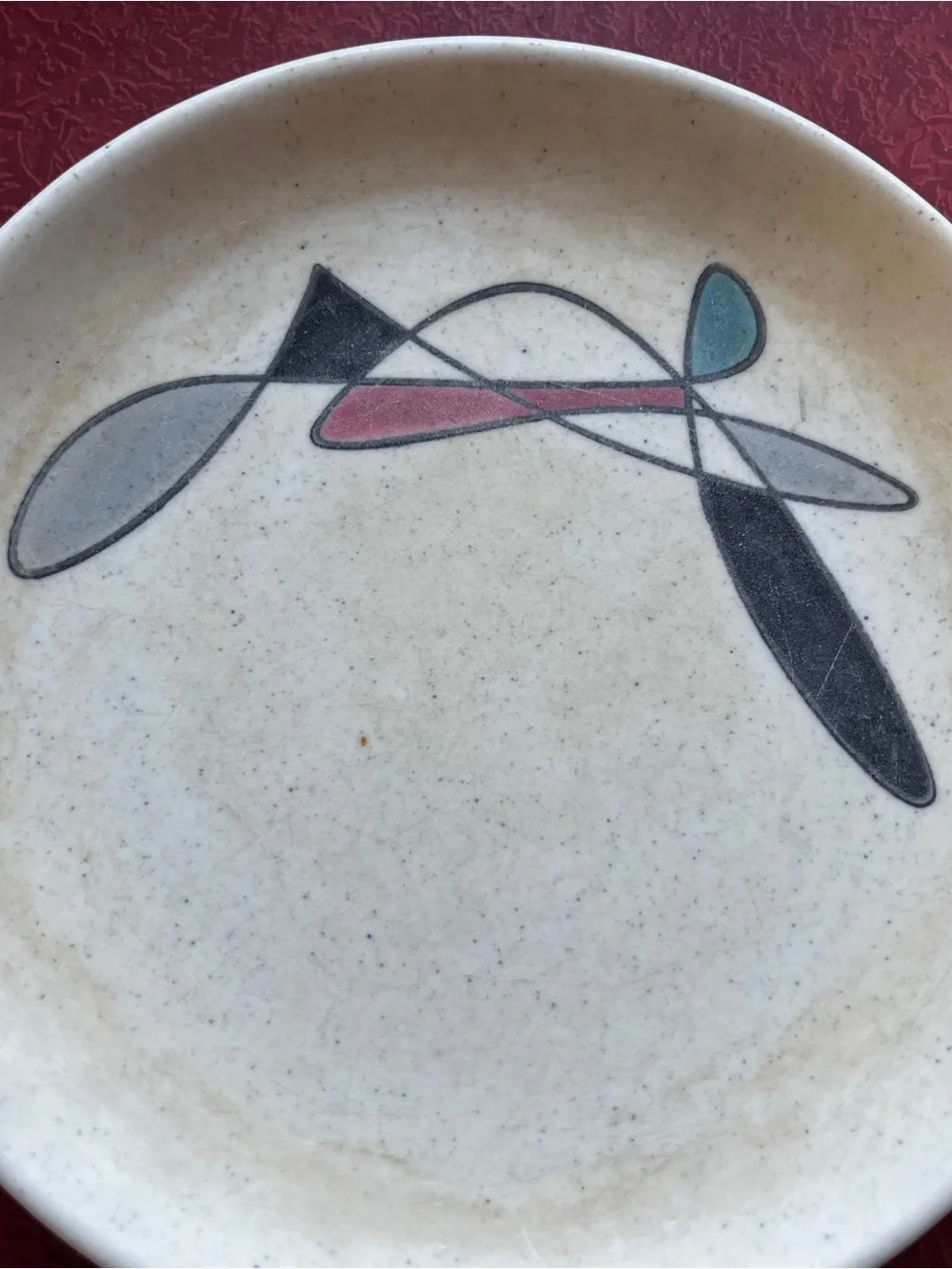 Vintage Poppytrail Metlox Contempora Freeform bread butter Dinner Plates 6.5 Mcm